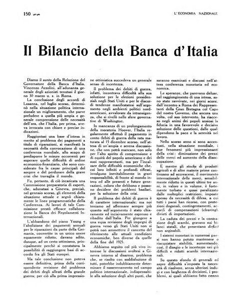 L'economia nazionale rassegna ebdomadaria di politica, commercio, industria, finanza, marina, e assicurazione