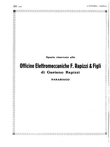 L'economia nazionale rassegna ebdomadaria di politica, commercio, industria, finanza, marina, e assicurazione