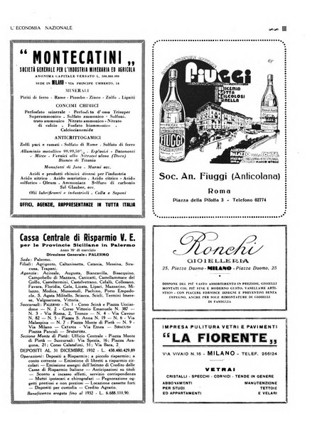 L'economia nazionale rassegna ebdomadaria di politica, commercio, industria, finanza, marina, e assicurazione