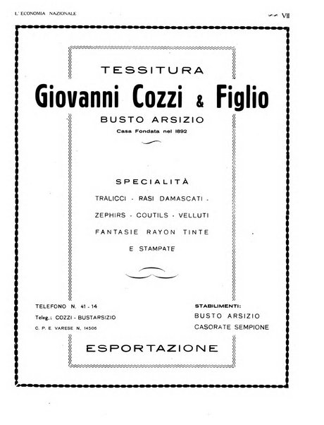 L'economia nazionale rassegna ebdomadaria di politica, commercio, industria, finanza, marina, e assicurazione