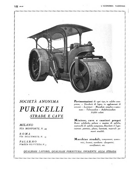 L'economia nazionale rassegna ebdomadaria di politica, commercio, industria, finanza, marina, e assicurazione