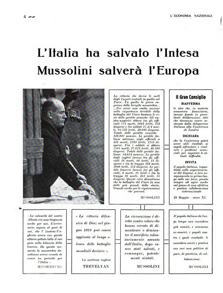 L'economia nazionale rassegna ebdomadaria di politica, commercio, industria, finanza, marina, e assicurazione