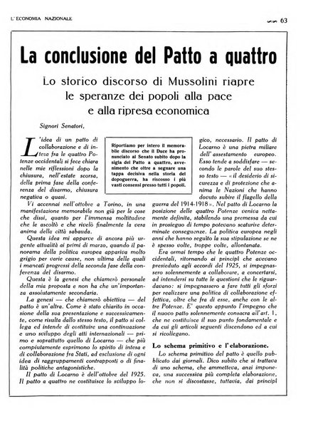 L'economia nazionale rassegna ebdomadaria di politica, commercio, industria, finanza, marina, e assicurazione