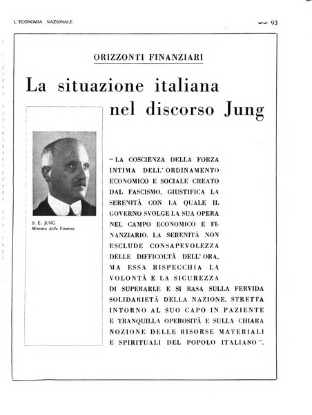 L'economia nazionale rassegna ebdomadaria di politica, commercio, industria, finanza, marina, e assicurazione