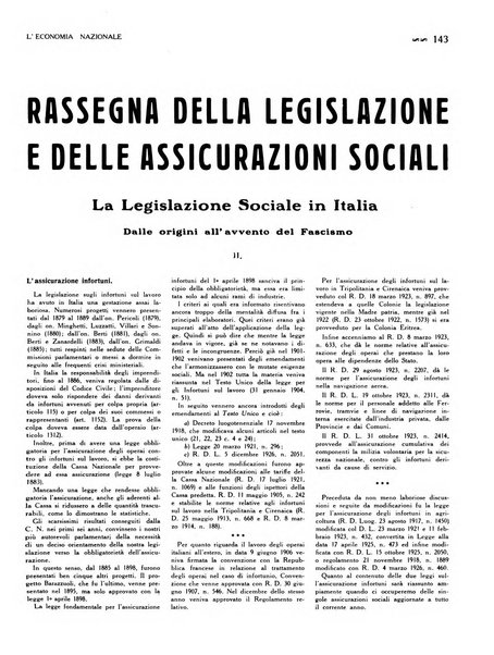 L'economia nazionale rassegna ebdomadaria di politica, commercio, industria, finanza, marina, e assicurazione