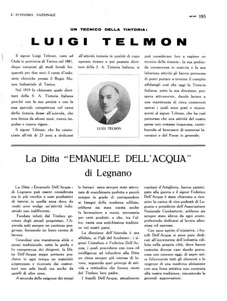 L'economia nazionale rassegna ebdomadaria di politica, commercio, industria, finanza, marina, e assicurazione