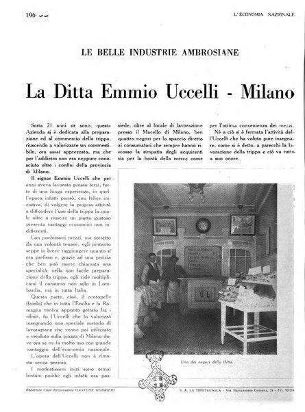 L'economia nazionale rassegna ebdomadaria di politica, commercio, industria, finanza, marina, e assicurazione