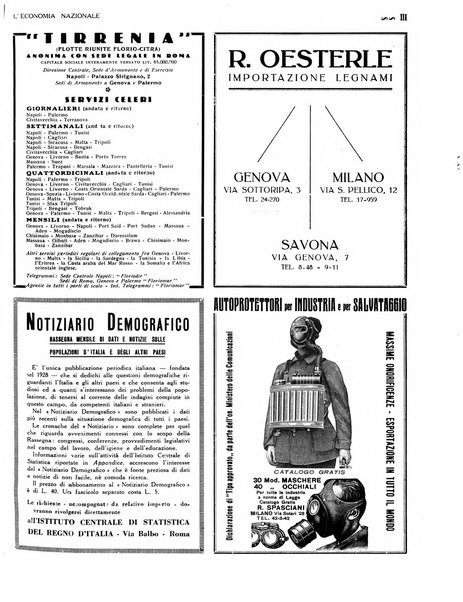 L'economia nazionale rassegna ebdomadaria di politica, commercio, industria, finanza, marina, e assicurazione