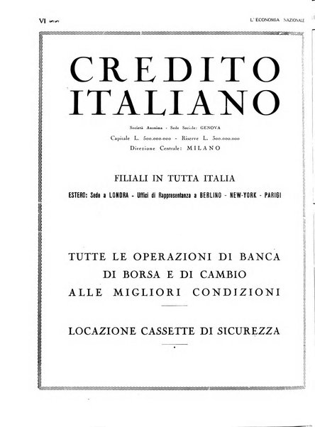 L'economia nazionale rassegna ebdomadaria di politica, commercio, industria, finanza, marina, e assicurazione