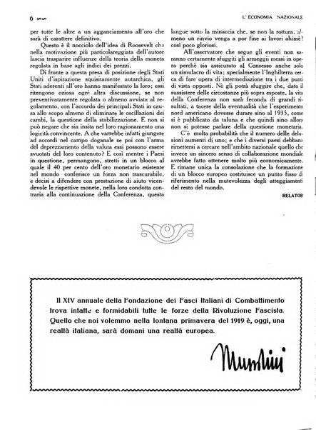 L'economia nazionale rassegna ebdomadaria di politica, commercio, industria, finanza, marina, e assicurazione