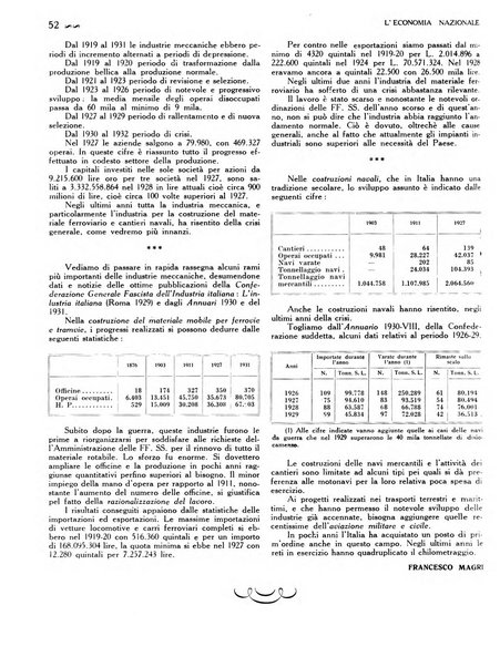 L'economia nazionale rassegna ebdomadaria di politica, commercio, industria, finanza, marina, e assicurazione