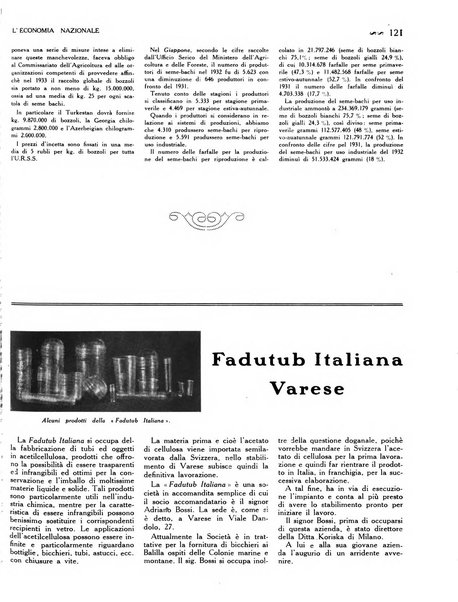 L'economia nazionale rassegna ebdomadaria di politica, commercio, industria, finanza, marina, e assicurazione