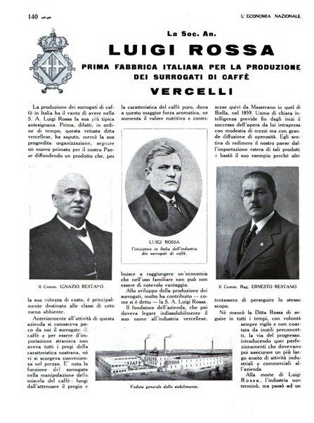 L'economia nazionale rassegna ebdomadaria di politica, commercio, industria, finanza, marina, e assicurazione