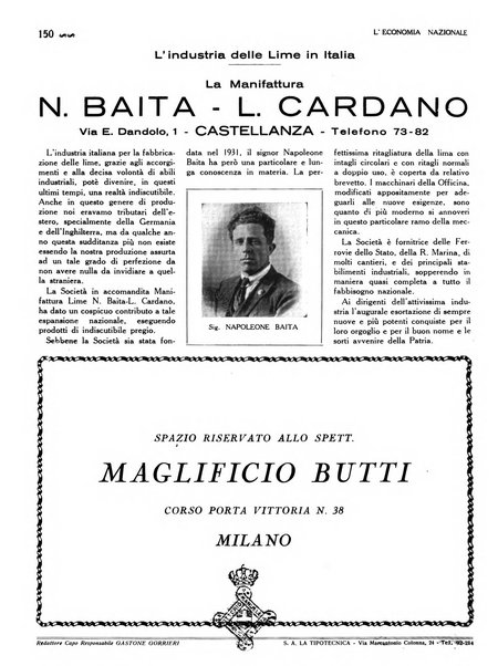 L'economia nazionale rassegna ebdomadaria di politica, commercio, industria, finanza, marina, e assicurazione