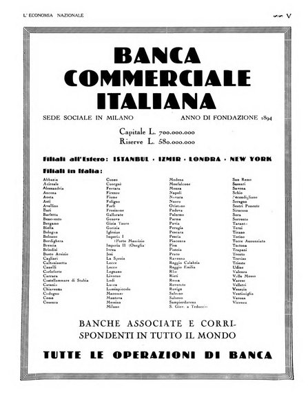 L'economia nazionale rassegna ebdomadaria di politica, commercio, industria, finanza, marina, e assicurazione