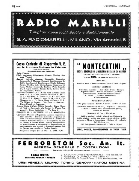 L'economia nazionale rassegna ebdomadaria di politica, commercio, industria, finanza, marina, e assicurazione