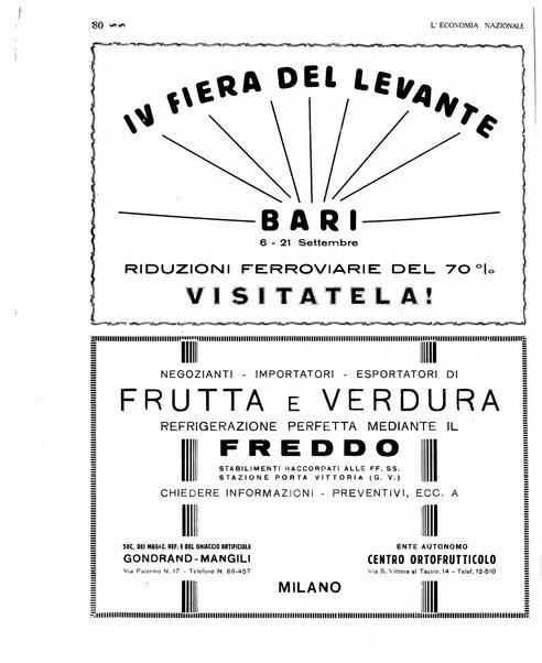 L'economia nazionale rassegna ebdomadaria di politica, commercio, industria, finanza, marina, e assicurazione