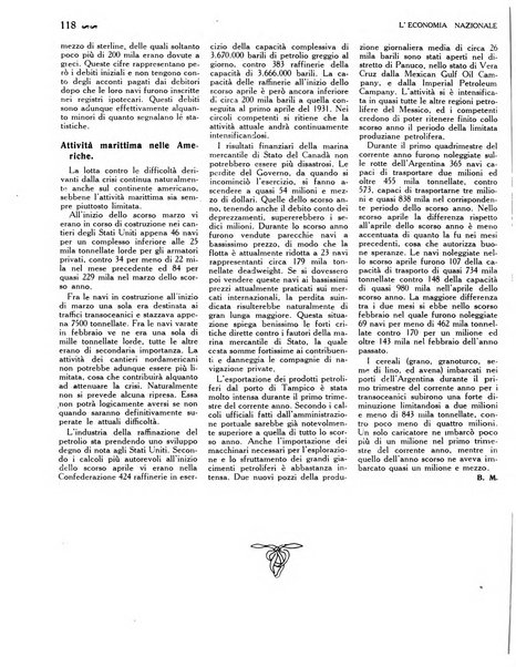 L'economia nazionale rassegna ebdomadaria di politica, commercio, industria, finanza, marina, e assicurazione