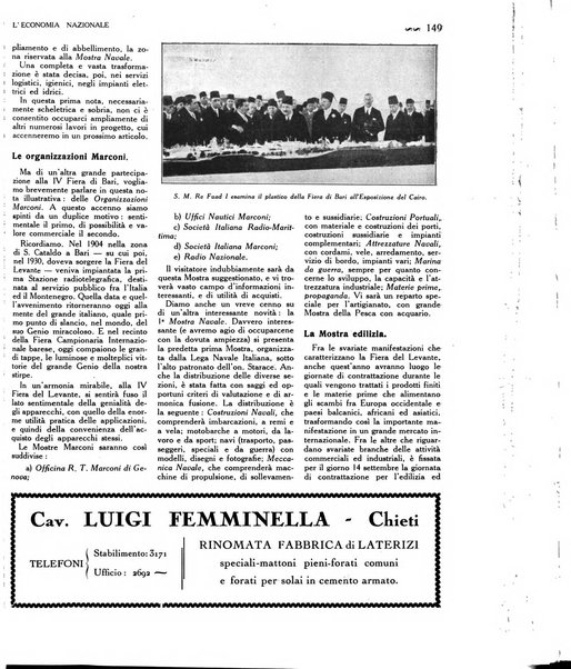 L'economia nazionale rassegna ebdomadaria di politica, commercio, industria, finanza, marina, e assicurazione