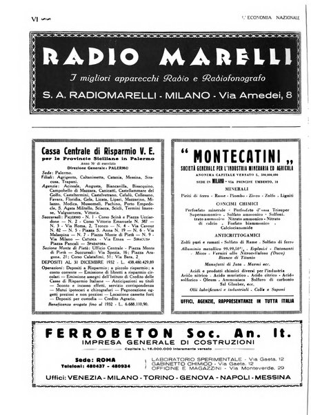 L'economia nazionale rassegna ebdomadaria di politica, commercio, industria, finanza, marina, e assicurazione