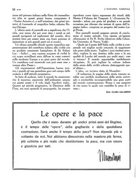 L'economia nazionale rassegna ebdomadaria di politica, commercio, industria, finanza, marina, e assicurazione