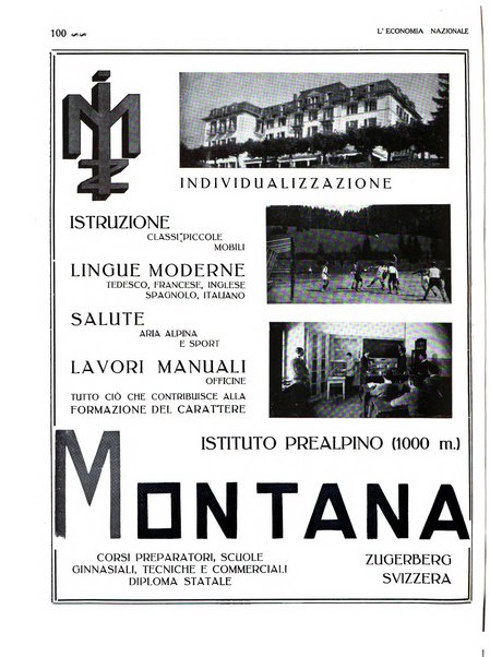 L'economia nazionale rassegna ebdomadaria di politica, commercio, industria, finanza, marina, e assicurazione