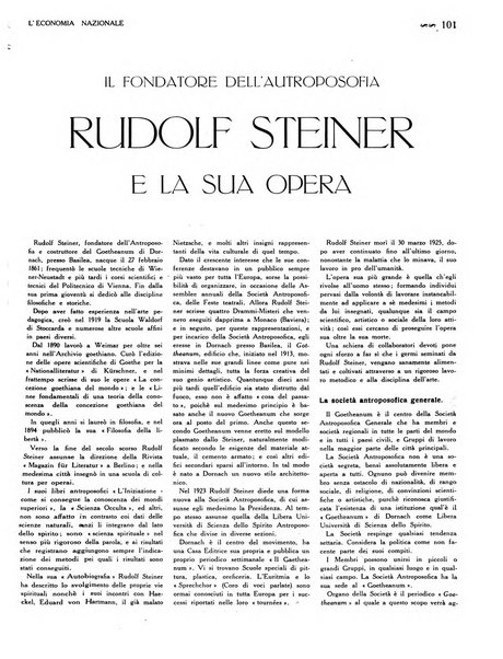 L'economia nazionale rassegna ebdomadaria di politica, commercio, industria, finanza, marina, e assicurazione