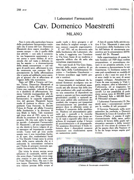 L'economia nazionale rassegna ebdomadaria di politica, commercio, industria, finanza, marina, e assicurazione