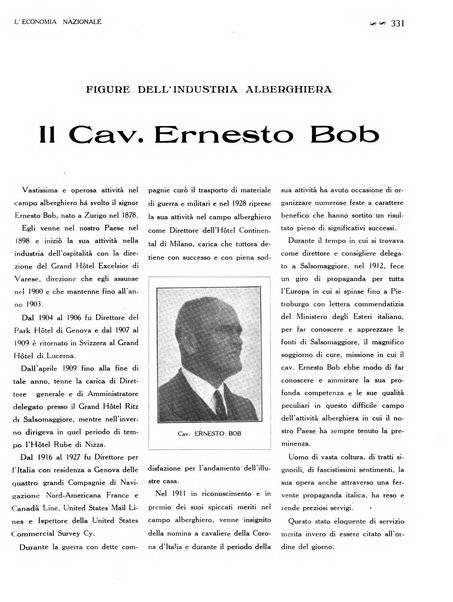 L'economia nazionale rassegna ebdomadaria di politica, commercio, industria, finanza, marina, e assicurazione