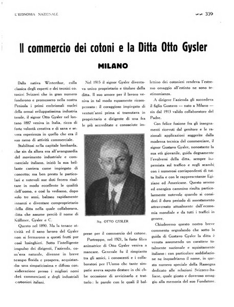 L'economia nazionale rassegna ebdomadaria di politica, commercio, industria, finanza, marina, e assicurazione