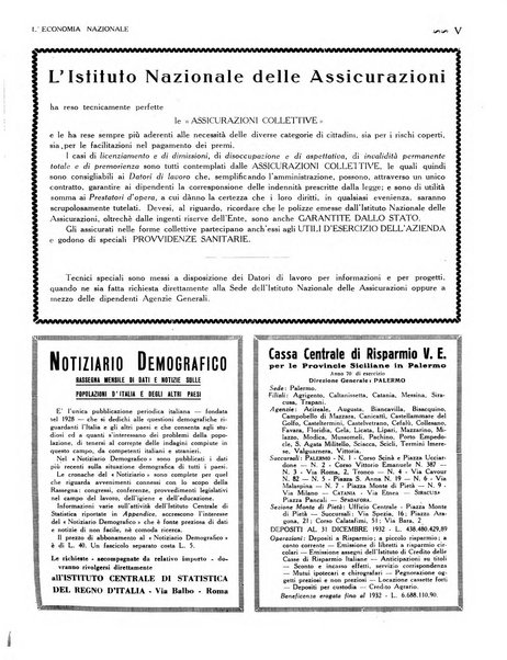 L'economia nazionale rassegna ebdomadaria di politica, commercio, industria, finanza, marina, e assicurazione