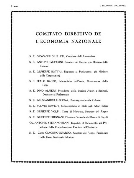 L'economia nazionale rassegna ebdomadaria di politica, commercio, industria, finanza, marina, e assicurazione