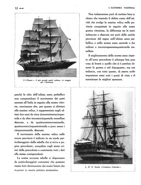 L'economia nazionale rassegna ebdomadaria di politica, commercio, industria, finanza, marina, e assicurazione