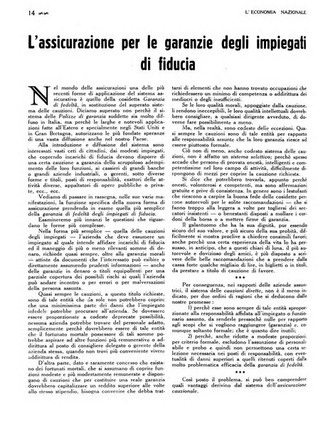 L'economia nazionale rassegna ebdomadaria di politica, commercio, industria, finanza, marina, e assicurazione