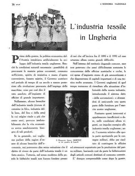 L'economia nazionale rassegna ebdomadaria di politica, commercio, industria, finanza, marina, e assicurazione