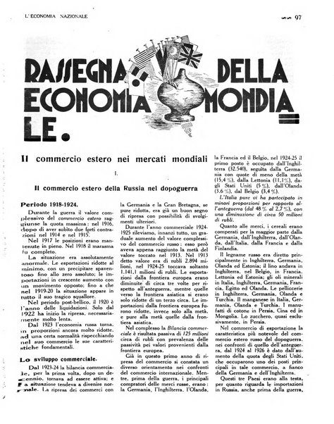 L'economia nazionale rassegna ebdomadaria di politica, commercio, industria, finanza, marina, e assicurazione