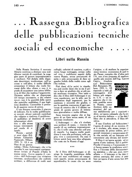 L'economia nazionale rassegna ebdomadaria di politica, commercio, industria, finanza, marina, e assicurazione