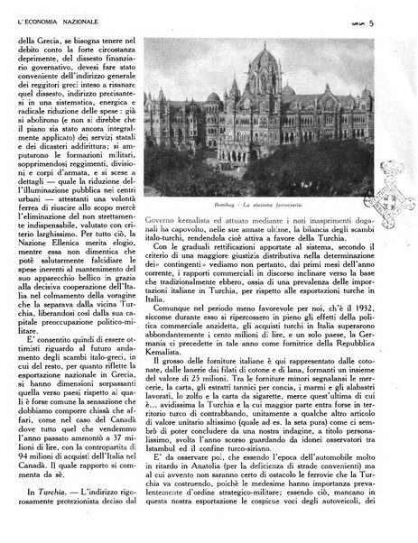 L'economia nazionale rassegna ebdomadaria di politica, commercio, industria, finanza, marina, e assicurazione