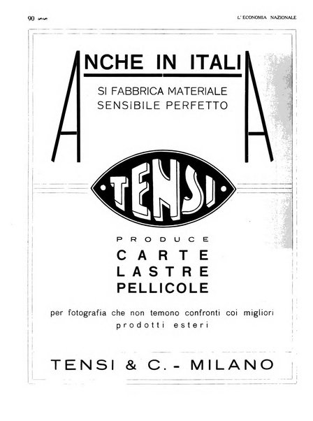 L'economia nazionale rassegna ebdomadaria di politica, commercio, industria, finanza, marina, e assicurazione