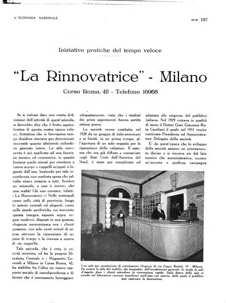 L'economia nazionale rassegna ebdomadaria di politica, commercio, industria, finanza, marina, e assicurazione