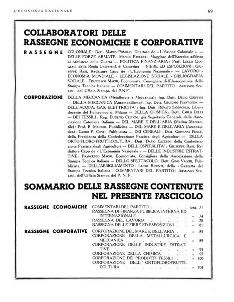 L'economia nazionale rassegna ebdomadaria di politica, commercio, industria, finanza, marina, e assicurazione