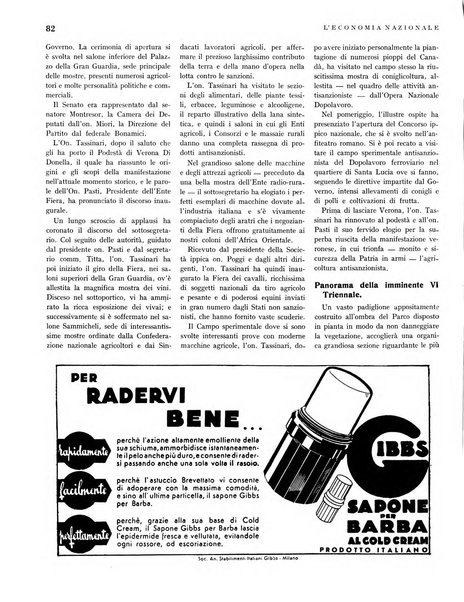 L'economia nazionale rassegna ebdomadaria di politica, commercio, industria, finanza, marina, e assicurazione