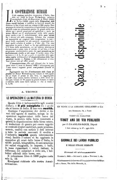 L'economista gazzetta settimanale di scienza economica, finanza, commercio, banchi, ferrovie e degli interessi privati