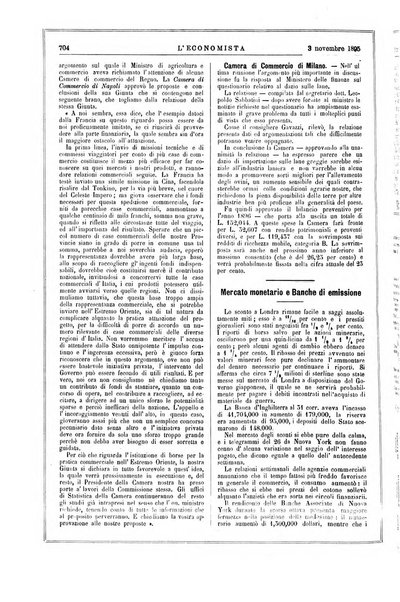 L'economista gazzetta settimanale di scienza economica, finanza, commercio, banchi, ferrovie e degli interessi privati