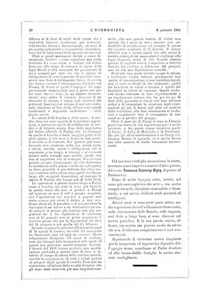 L'economista gazzetta settimanale di scienza economica, finanza, commercio, banchi, ferrovie e degli interessi privati