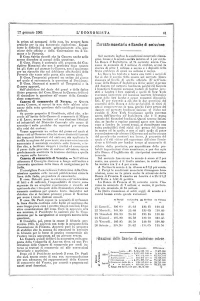 L'economista gazzetta settimanale di scienza economica, finanza, commercio, banchi, ferrovie e degli interessi privati