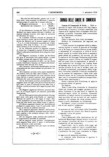 L'economista gazzetta settimanale di scienza economica, finanza, commercio, banchi, ferrovie e degli interessi privati