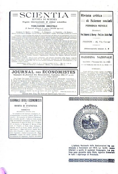 L'economista gazzetta settimanale di scienza economica, finanza, commercio, banchi, ferrovie e degli interessi privati