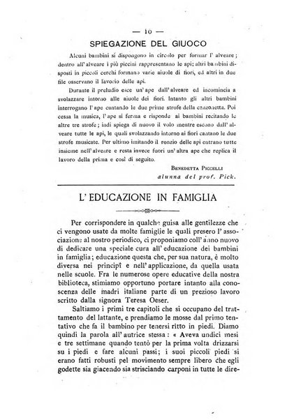 L'educazione moderna periodico mensile indirizzato alla diffusione delle teorie di Federico Frobel ...