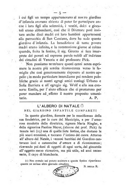 L'educazione moderna periodico mensile indirizzato alla diffusione delle teorie di Federico Frobel ...